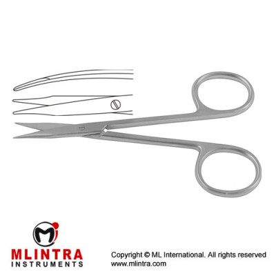 Tenotomy Scissor Curved Stainless Steel, 11.5 cm - 4 1/2"